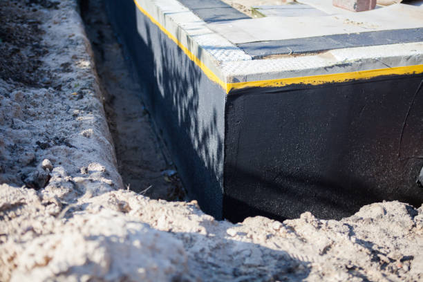 Residential Interior Drainage System installation at a Grosse Pointe, MI home by SJ Waterproofing Pros